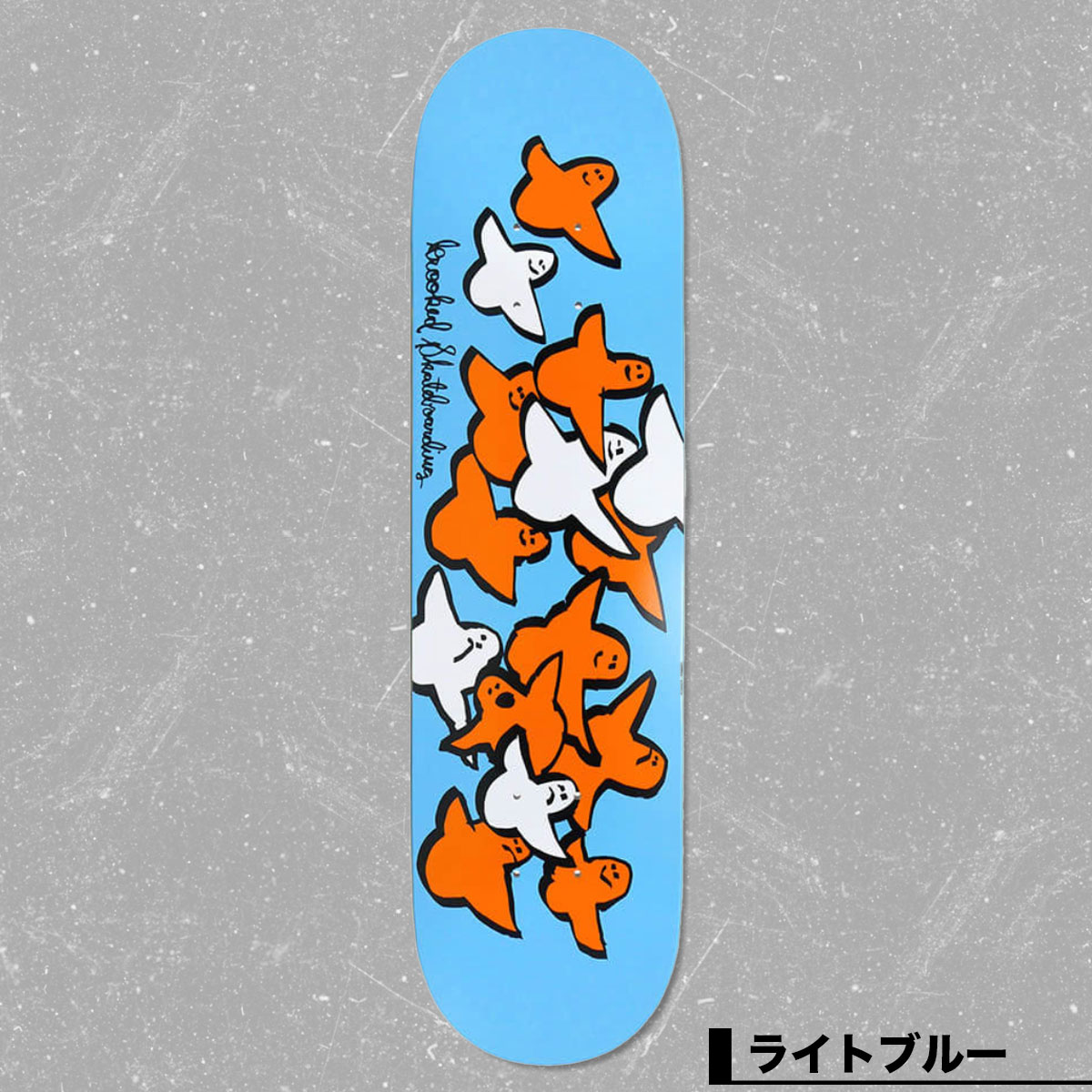 ���륭�å� �������ȥܡ��� �����ܡ� �ǥå� 7.3inc ���å� �Ҷ� �������ȥǥå� �֥롼 �С��� ���������� �͵��֥��� KROOKED | BIRD TEAM BIRD ��10023ZZ07400��