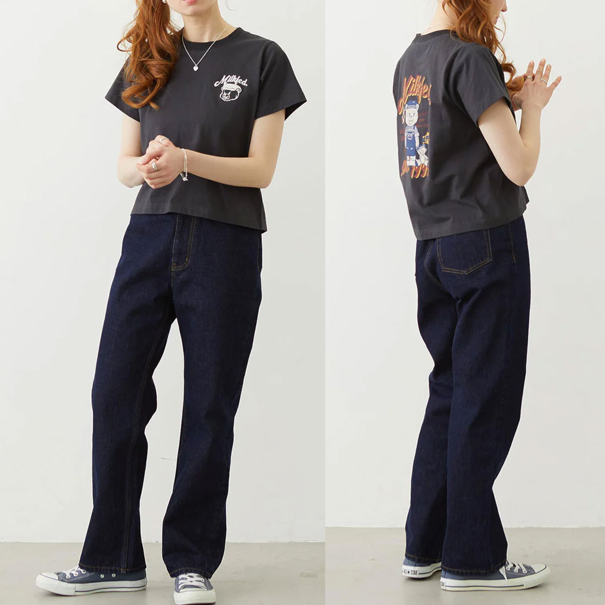 MILKFED. | STRAIGHT DENIM PANTS��103262031004��
