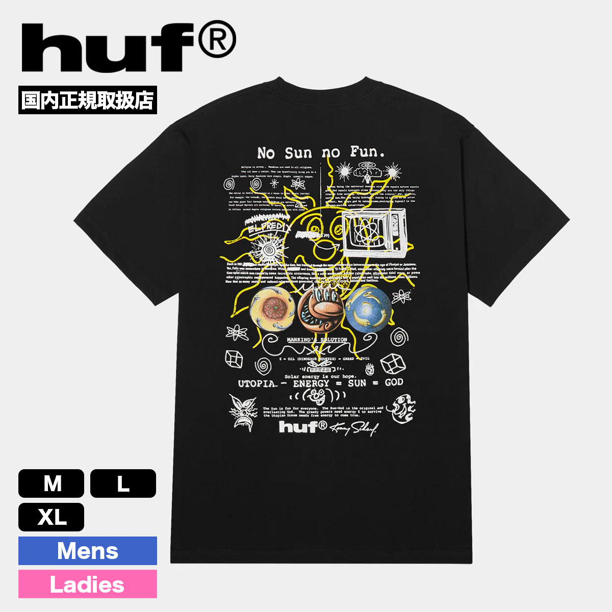 HUF  | KENNY SCHARF PHILOSOPHY TEE��TS02864��