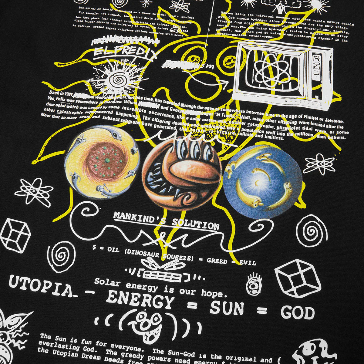 HUF  | KENNY SCHARF PHILOSOPHY TEE��TS02864��