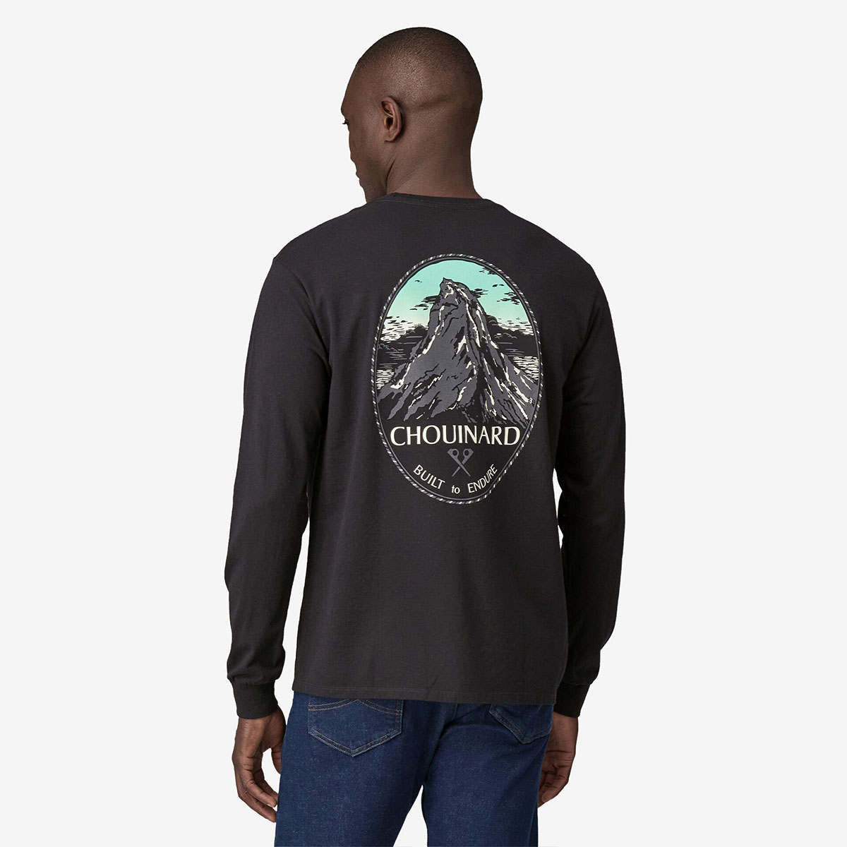 20%OFF Patagonia ѥ˥  T Ĺµ T ȥåץ ե  ȥɥ  ͵֥   | Men's Long-Sleeved Chouinard Crest Responsibili-Tee37779 