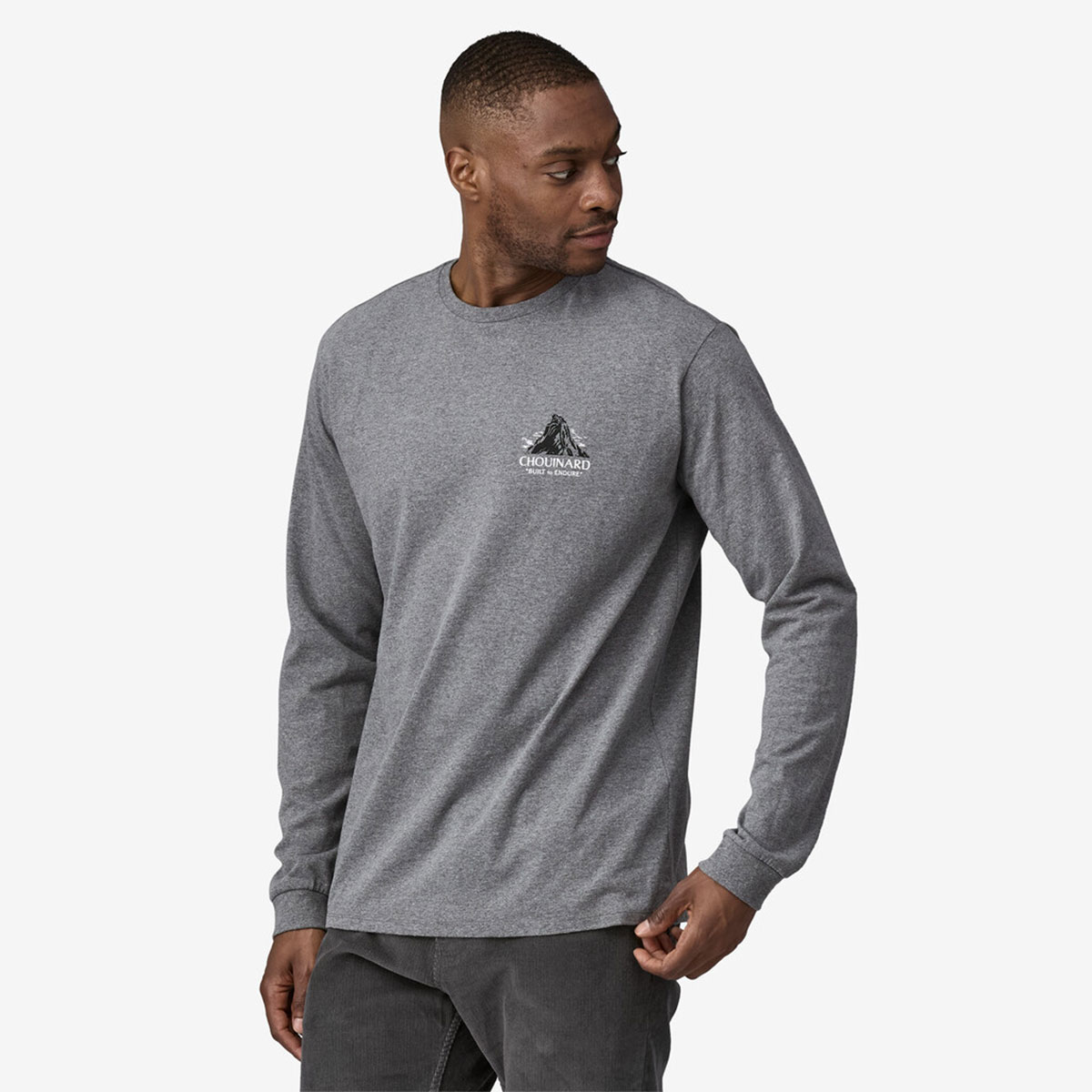 20%OFF Patagonia ѥ˥  T Ĺµ T ȥåץ ե  ȥɥ  ͵֥   | Men's Long-Sleeved Chouinard Crest Responsibili-Tee37779 