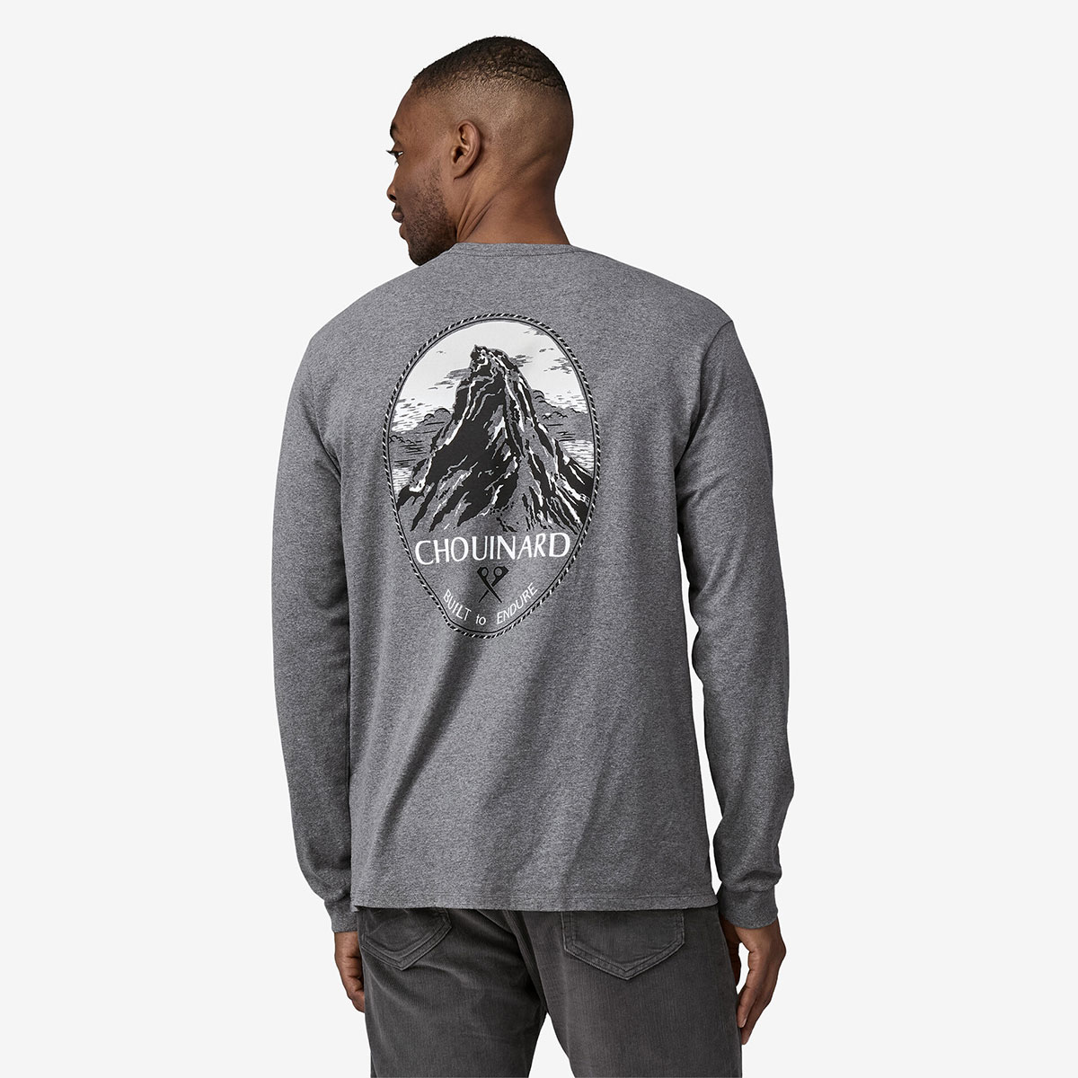 20%OFF Patagonia ѥ˥  T Ĺµ T ȥåץ ե  ȥɥ  ͵֥   | Men's Long-Sleeved Chouinard Crest Responsibili-Tee37779 