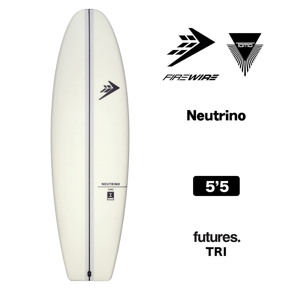 ե䡼磻䡼 եܡ ˥塼ȥ 硼ȥܡ ե 5.5 ˥ ȥॽ futures ͵ǥ 2025 谷Ź Firewire Surfboards | Neutrino TOMO Daniel Thomson 5'5EPS