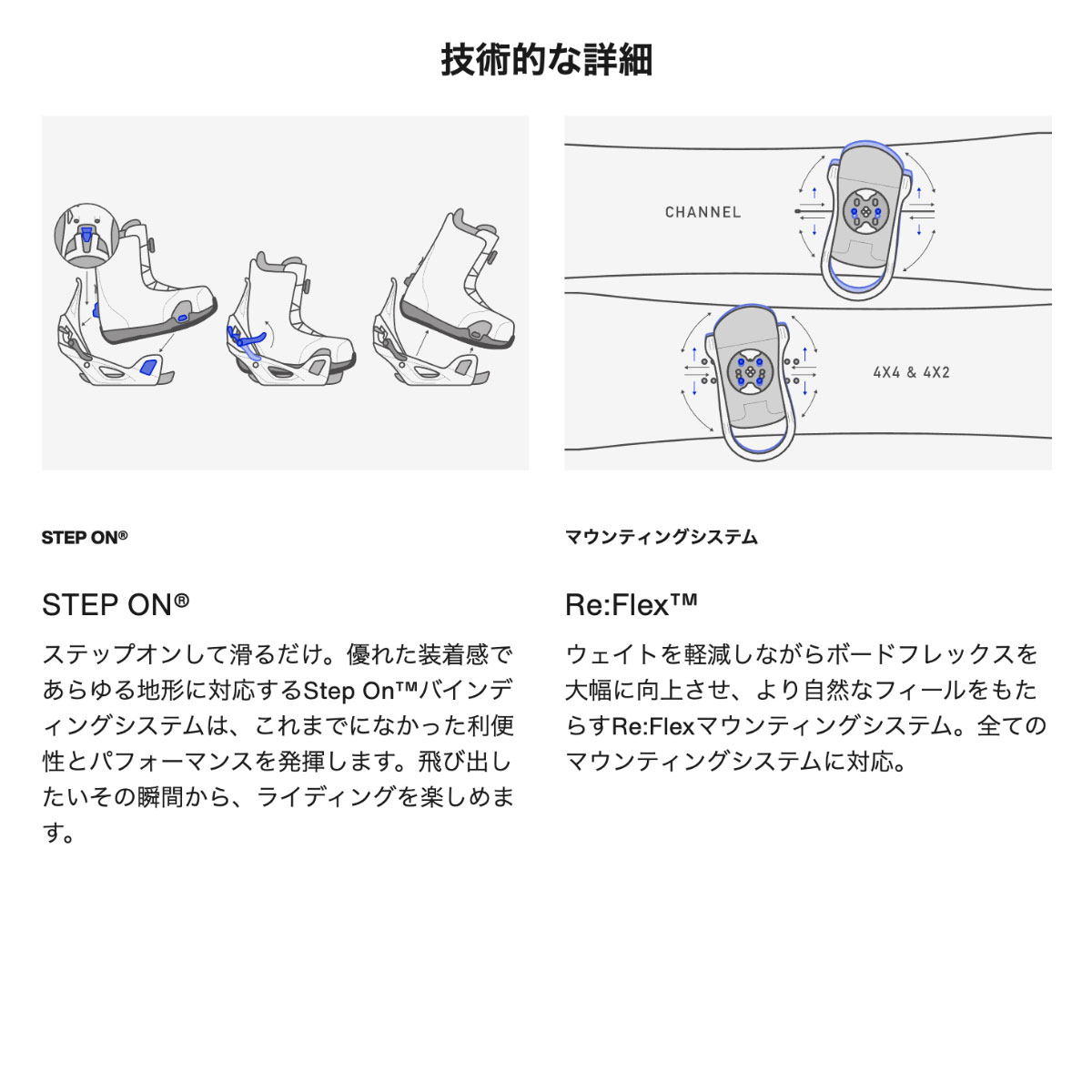 �ڥ��Ρ��������BURTON �С��ȥ� ���ƥåץ��� �ӥ�ǥ��� ���Ρ��ܡ��ɥ�� ��3�� M L  ���Υܡ� �Х���ǥ��� �͵� ���� �֥��� | STEP ON RE FLEX ��W26JP-172831��