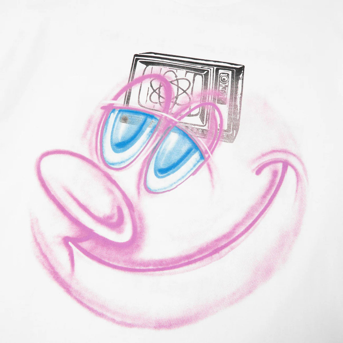 HUF  | KENNY SCHARF TELEVISION CHILDHOOD TEE��TS02862��