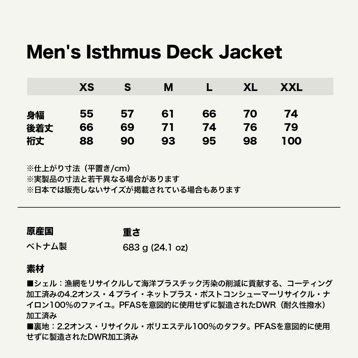 Patagonia �ѥ����˥� ��� ���㥱�å� �������� �ѵ������� ��3�� S M �����ե��� ��� �����ȥɥ� ������ �͵��֥��� ���� ���� 2025 | Men's Isthmus Deck Jacket��27025��