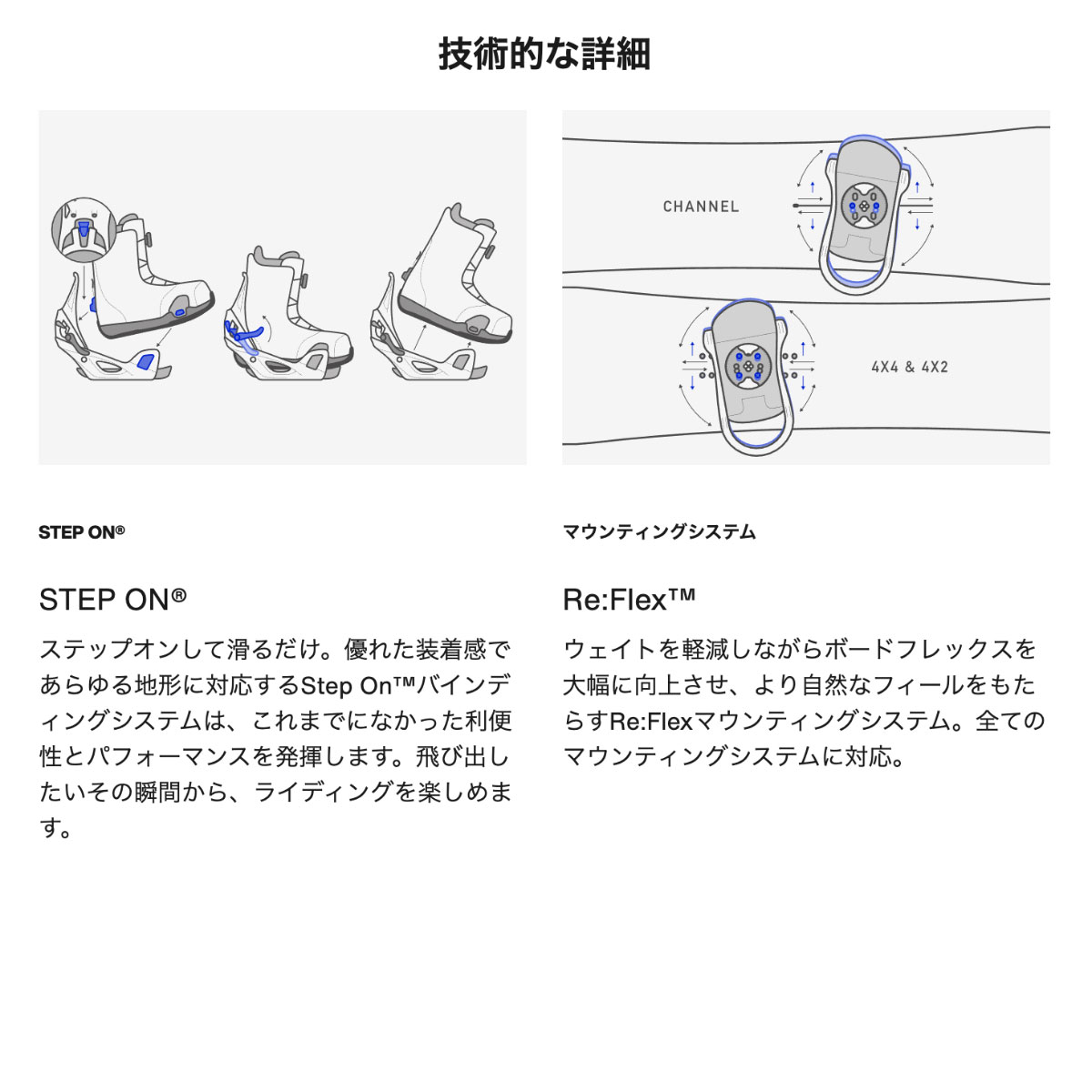 �ڥ��Ρ��������BURTON �С��ȥ� ���ƥåץ��� �ӥ�ǥ��� ���Ρ��ܡ��� ������� ��ǥ����� ��3�� M  ���Υܡ� �Х���ǥ��� �͵� ���� �֥��� | STEP ON RE FLEX ��W26JP-172841��