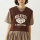 MILKFED. | COLLEGE LOGO V-NECK SWEAT VEST��103263021001��