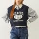 MILKFED. | COLLEGE LOGO V-NECK SWEAT VEST��103263021001��