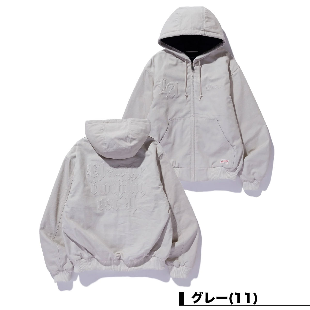 ڥޡۥȥ顼  㥱å  å ܥù 3 ͵ ֥ XLARGE   | EMBOSSED OLD ENGLISH HOODED WORK JACKET101251021002(JACK)