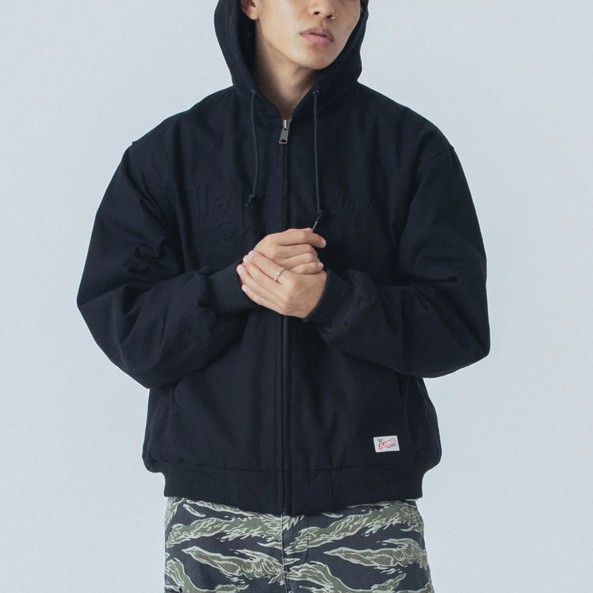 ڥޡۥȥ顼  㥱å  å ܥù 3 ͵ ֥ XLARGE   | EMBOSSED OLD ENGLISH HOODED WORK JACKET101251021002(JACK)