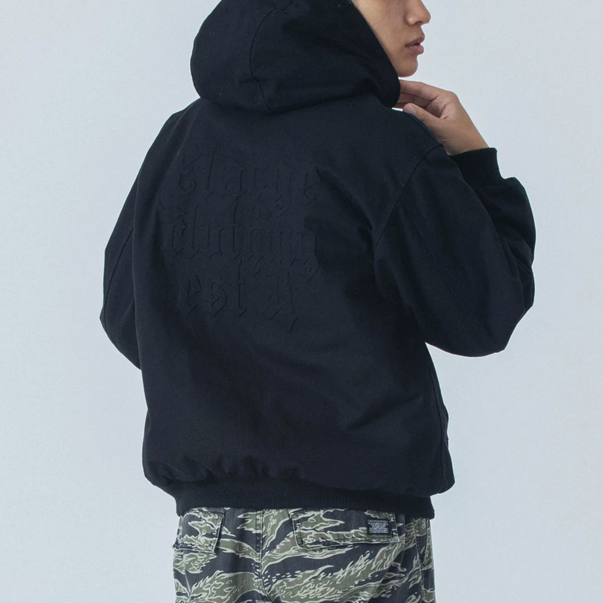 ڥޡۥȥ顼  㥱å  å ܥù 3 ͵ ֥ XLARGE   | EMBOSSED OLD ENGLISH HOODED WORK JACKET101251021002(JACK)