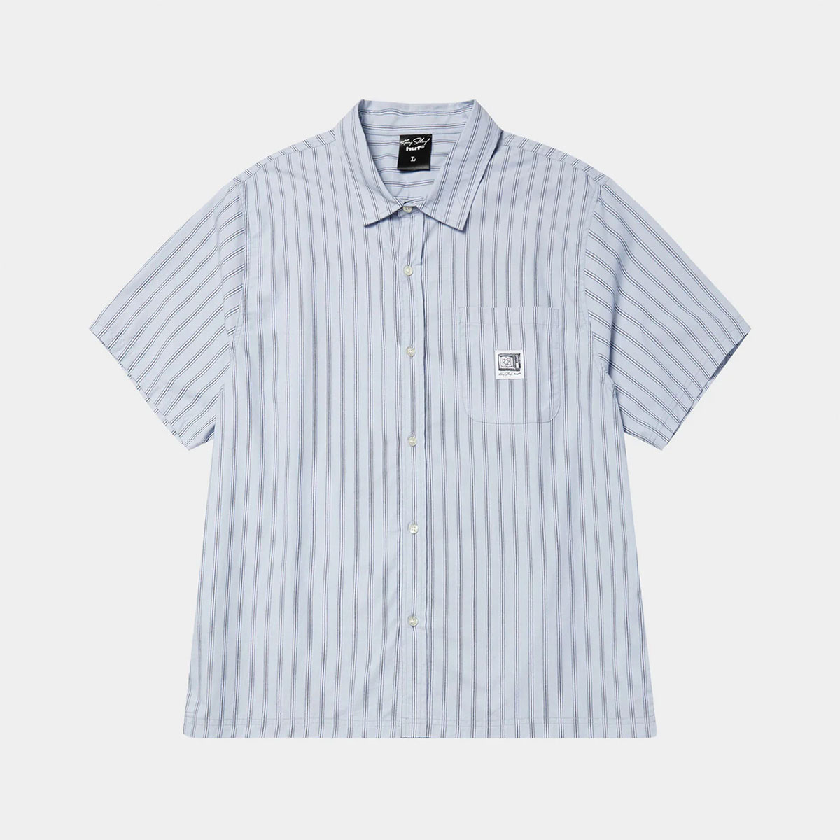 HUF | KENNY SCHARF TELEVISION STRIPE SHIRT��BU00293��