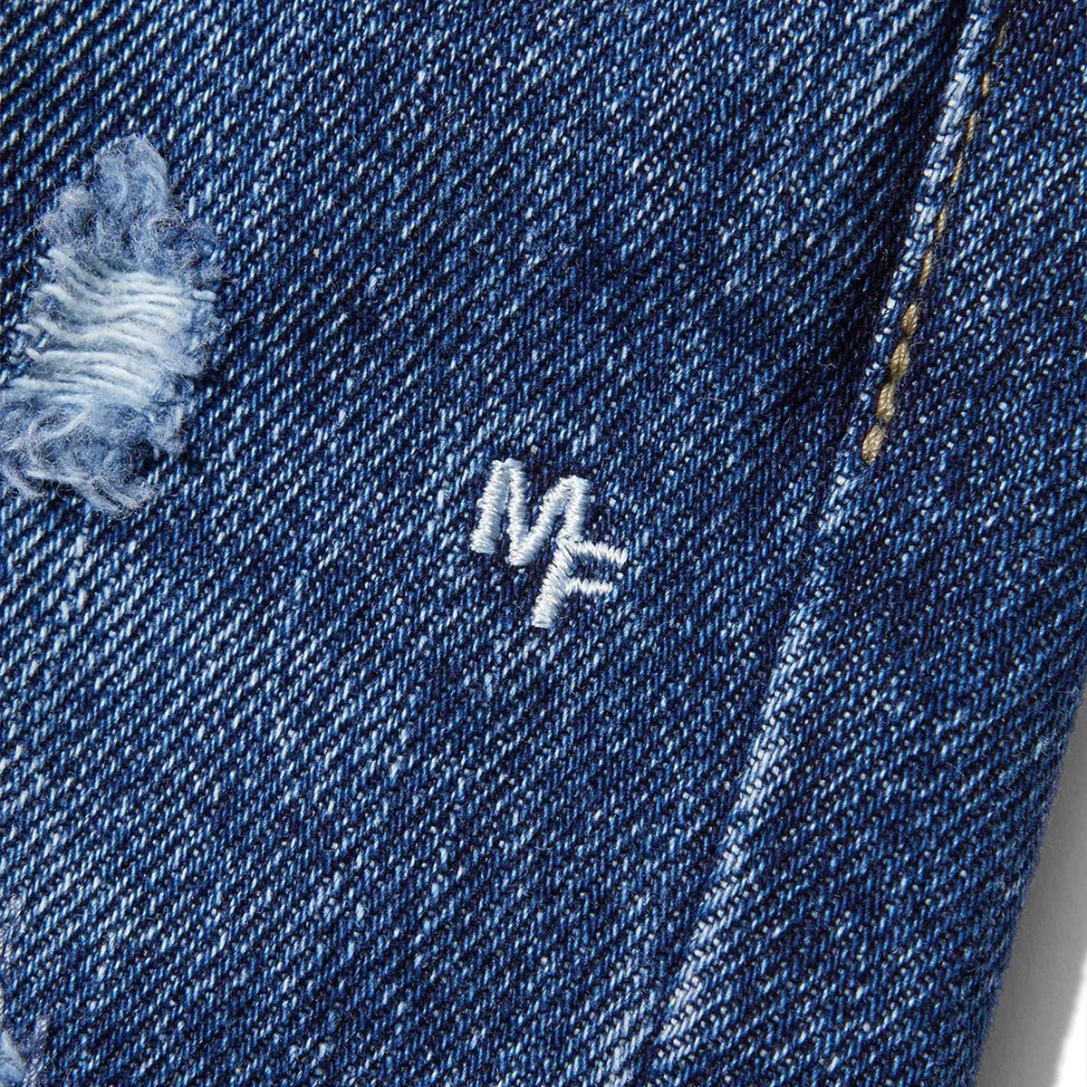 MILKFED. | REPAIR DETAIL DENIM PANTS��103263031002��