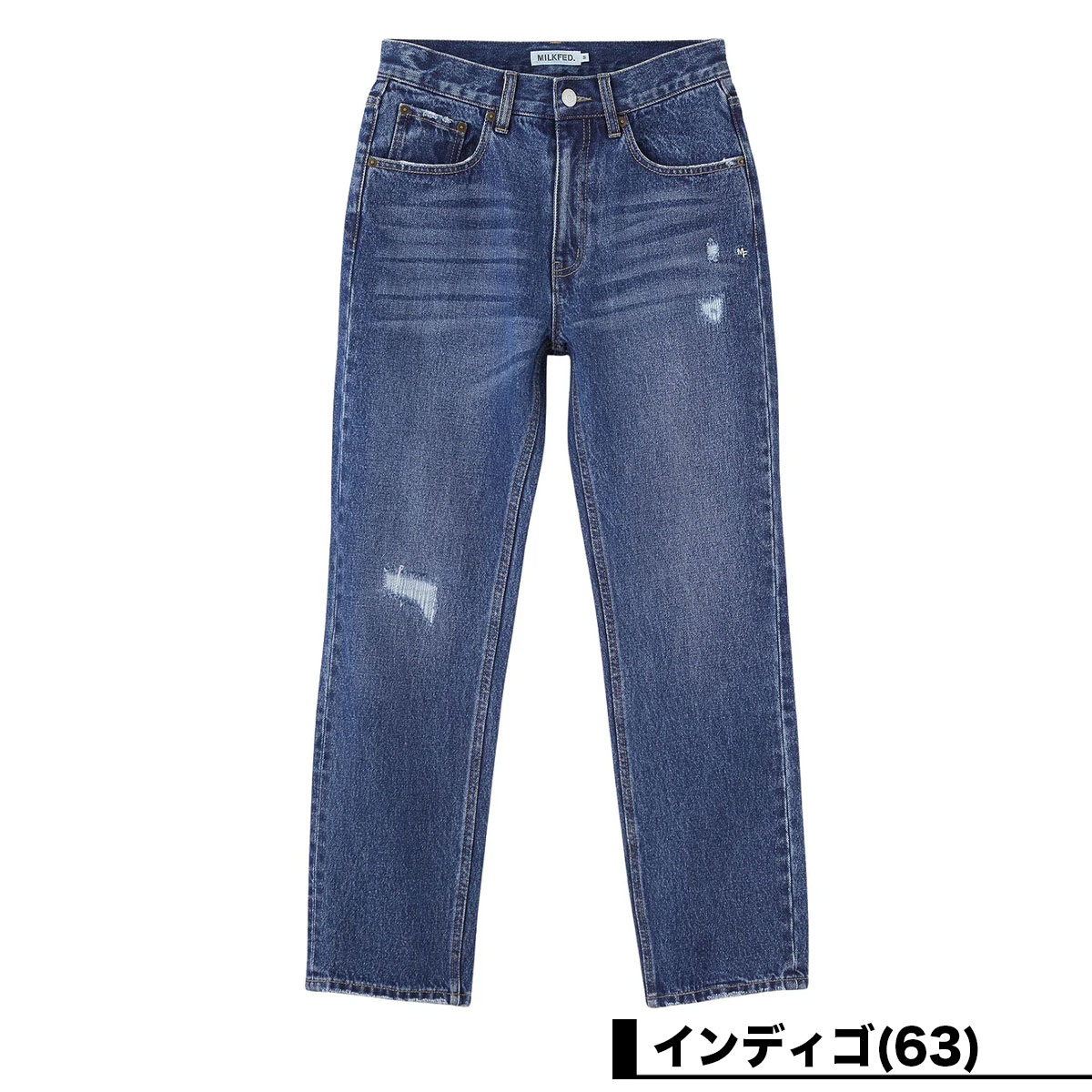 MILKFED. | REPAIR DETAIL DENIM PANTS��103263031002��