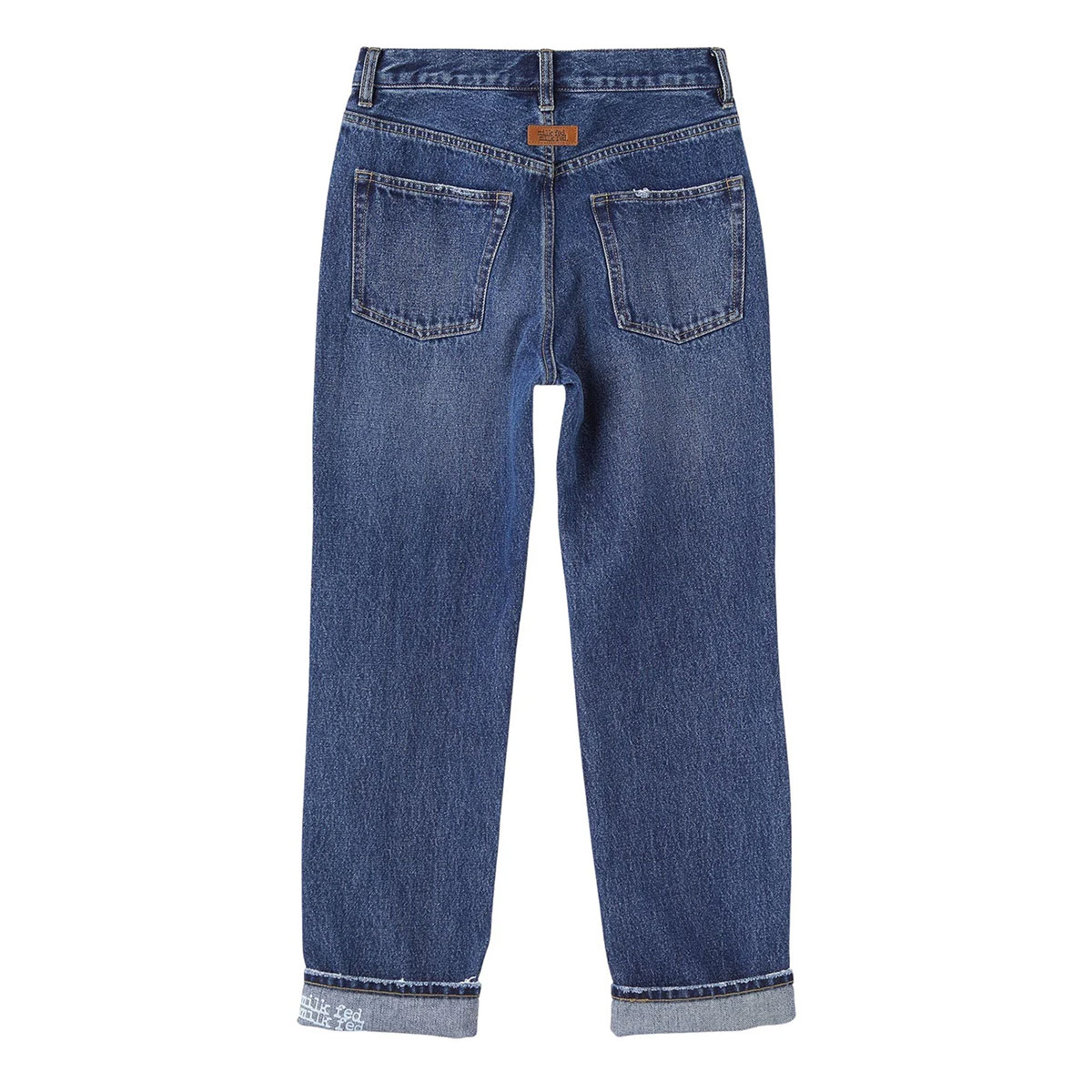 MILKFED. | REPAIR DETAIL DENIM PANTS��103263031002��