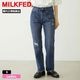 MILKFED. | REPAIR DETAIL DENIM PANTS��103263031002��