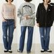 MILKFED. | REPAIR DETAIL DENIM PANTS��103263031002��