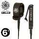 եܡ  ꡼女 6.0 ȥѥ 硼ȥܡ 6FT MEDIUM GAUGE SURF LEASH ֥å  ͵֥ OCTOPUS 2024 108116020062