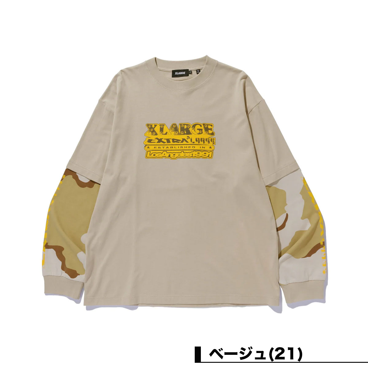 XLARGE  | EXTRALARGE LAYERED L/S TEE��101262011003��
