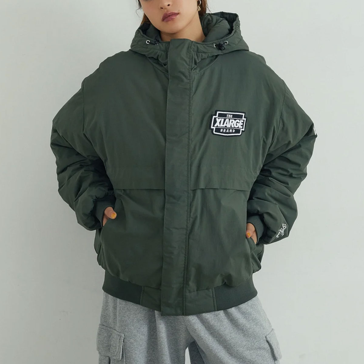 XLARGE  | NYLON PUFFER JACKET��101263021010��