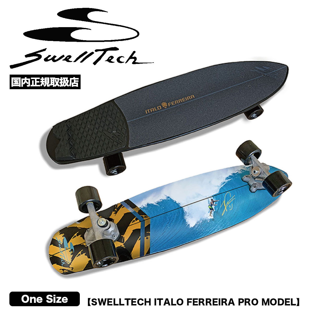 SWELLTECH | SURF SKATE ITALO PRO TUBE 37inch��4560489648309��