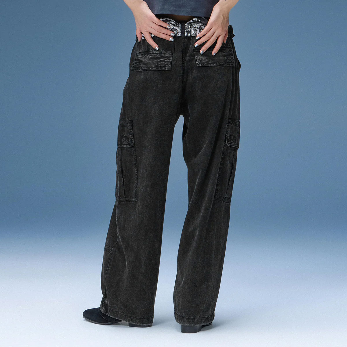X-GIRL  | FADED EASY CARGO PANTS��105262031016��