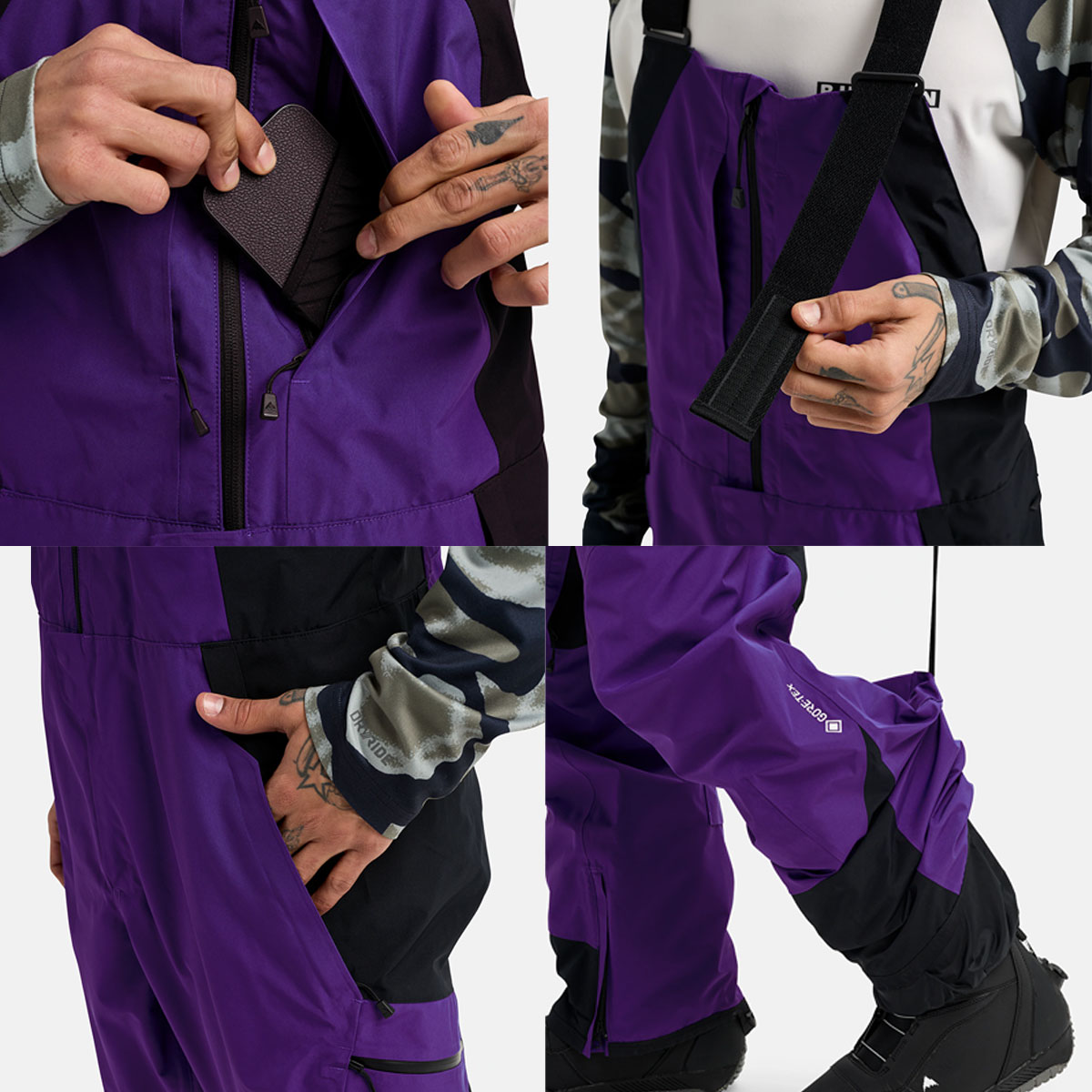 �ڥ��Ρ��������BURTON �С��ȥ� �ӥ֥ѥ�� ���Ρ��ܡ��� ��� �ꥶ���� �����ƥå��� �ɿ� ���� Ʃ�� M L ������ ���Υܡ� �͵� �֥��� ���� | GORE-TEX 2L BIB PANTS��W26JP-302451��