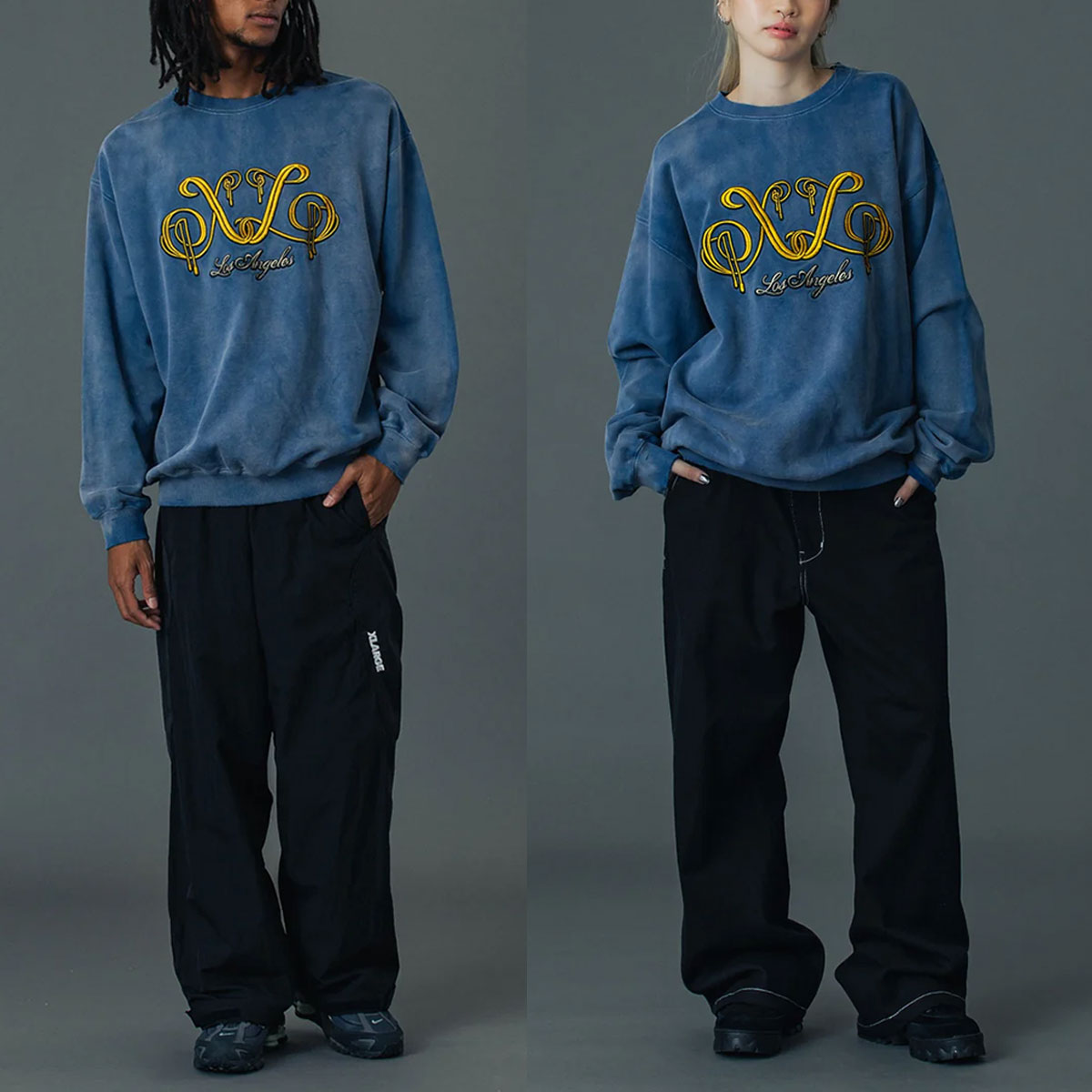 �������ȥ�顼�� ��� �������å� �ȥ졼�ʡ� �ȥåץ� ���� ��2�� M L  ���ȥ꡼�� �͵��֥��� XLARGE ���� 2026 ���� | EMBROIDERED BLEACHED CREWNECK SWEATSHIRT��101261012005��