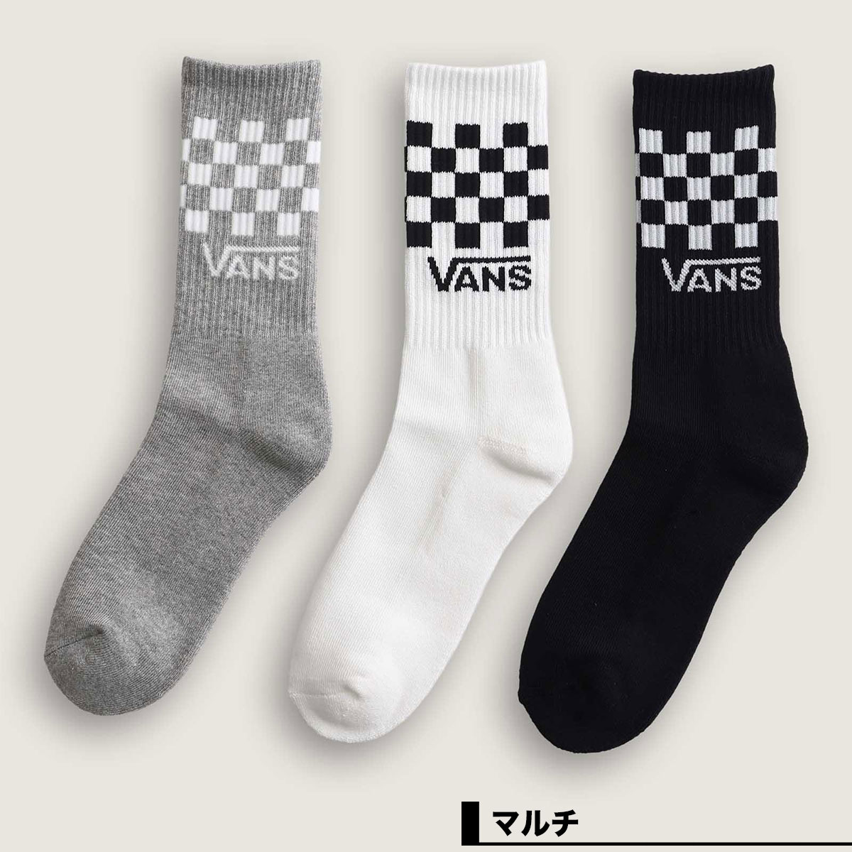 VANS | CLASSIC CHECK SOCKS (3PACK)��VN000QBUY28��