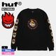 HUF  | huf X SPITFIRE CHROME HEAD LS TEE��TS02873��