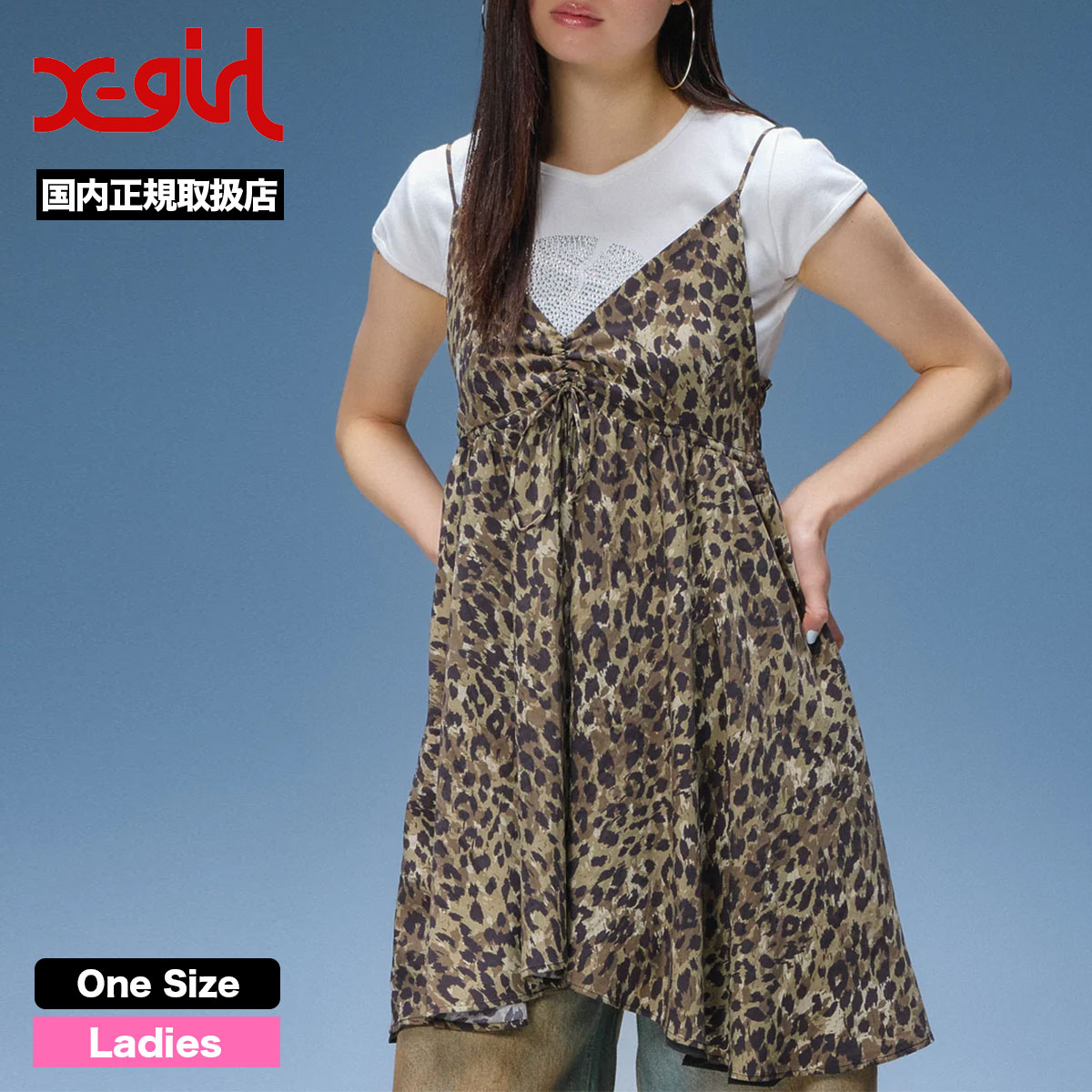 X-GIRL  | CAMI MINI DRESS��105262041005��