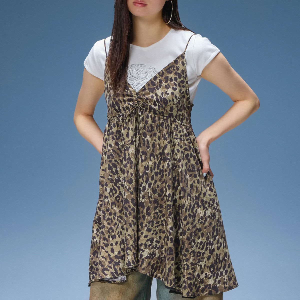 X-GIRL  | CAMI MINI DRESS��105262041005��