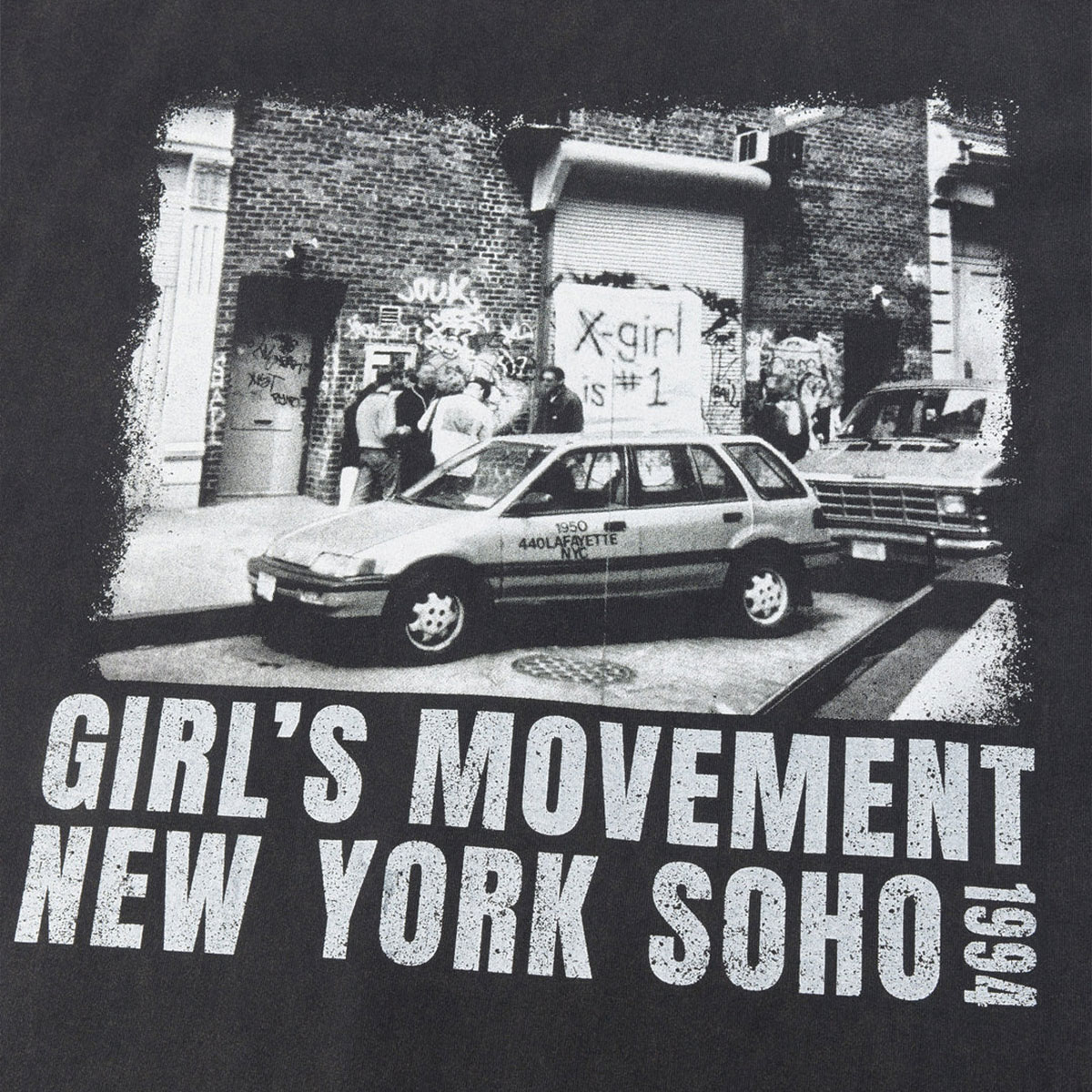 X-GIRL  | X-GIRL NYC PHOTO S/S TEE��105263011005��
