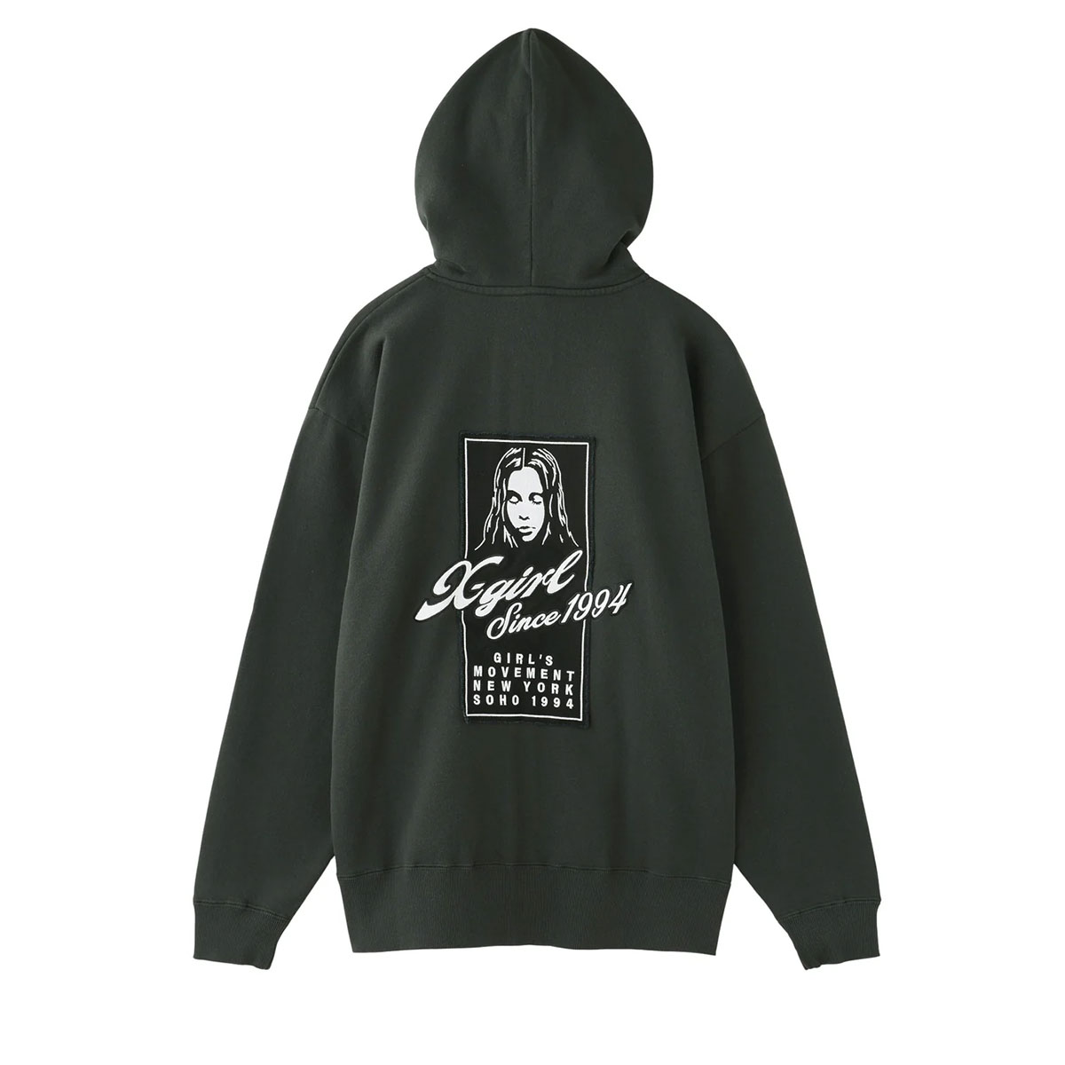 ��30%OFF ���ꥢ��󥹥�����ۥ��å��������� ��ǥ����� ���åץѡ����� �������å� �ա��� �ե��������� ��3�� S M ���ȥ꡼�ȿ͵��֥��� X-GIRL 2025 ���� | FACE BOX PATCH ZIP UP SWEAT HOODIE��105253012005��