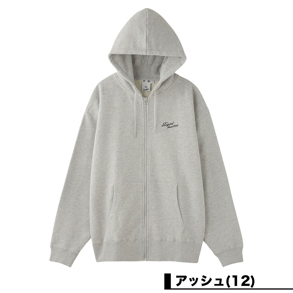 ��30%OFF ���ꥢ��󥹥�����ۥ��å��������� ��ǥ����� ���åץѡ����� �������å� �ա��� �ե��������� ��3�� S M ���ȥ꡼�ȿ͵��֥��� X-GIRL 2025 ���� | FACE BOX PATCH ZIP UP SWEAT HOODIE��105253012005��