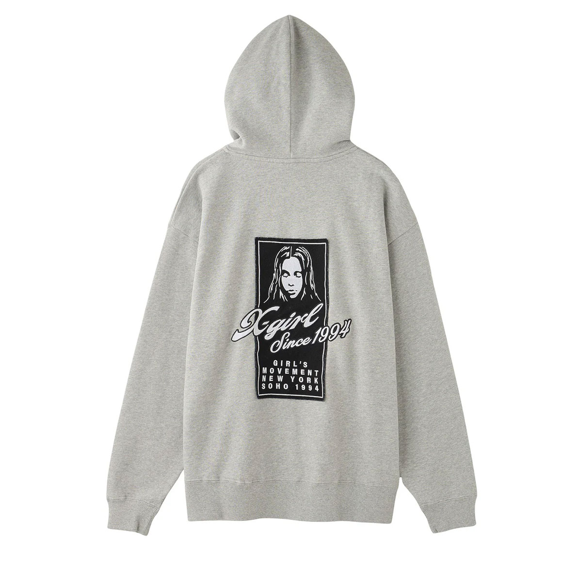 ��30%OFF ���ꥢ��󥹥�����ۥ��å��������� ��ǥ����� ���åץѡ����� �������å� �ա��� �ե��������� ��3�� S M ���ȥ꡼�ȿ͵��֥��� X-GIRL 2025 ���� | FACE BOX PATCH ZIP UP SWEAT HOODIE��105253012005��