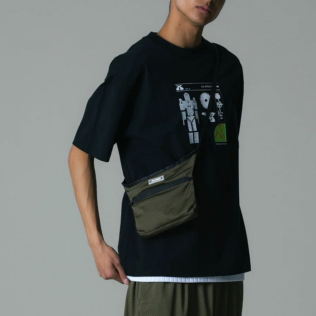 XLARGE  | MESH SHOULDER BAG��101262053002��