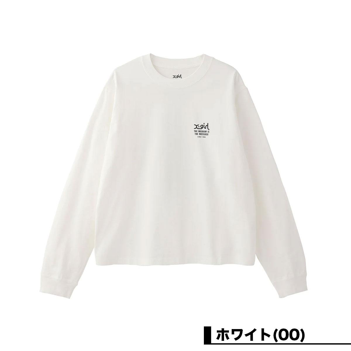 20%OFF ۥå T ĹµT ե Хåץ 3 M L ȥ꡼ȿ͵֥ X-GIRL  | MESSAGE AND FACE L/S TEE105251011014