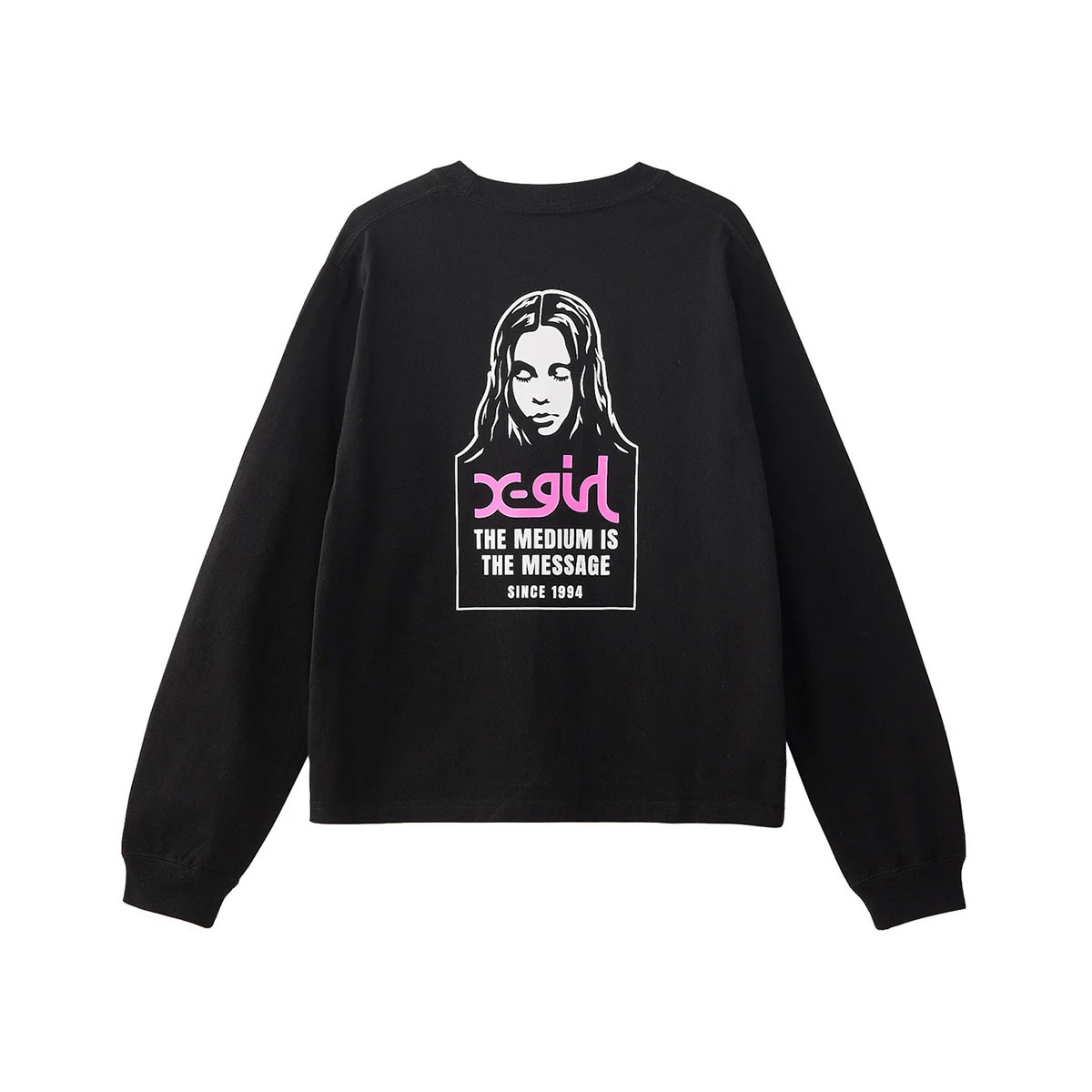 20%OFF ۥå T ĹµT ե Хåץ 3 M L ȥ꡼ȿ͵֥ X-GIRL  | MESSAGE AND FACE L/S TEE105251011014
