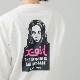 20%OFF ۥå T ĹµT ե Хåץ 3 M L ȥ꡼ȿ͵֥ X-GIRL  | MESSAGE AND FACE L/S TEE105251011014