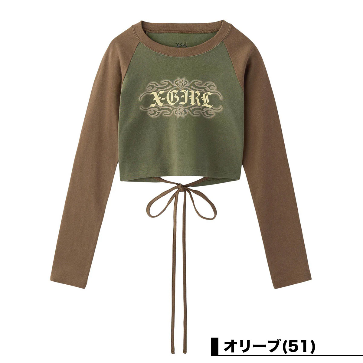 ��30%OFF ���ꥢ��󥹥�����ۥ��å��������� ��ǥ����� ����T ĹµT����� ���硼�Ⱦ� �饰��� ��2�� S M ���ȥ꡼�ȿ͵��֥��� X-GIRL 2025 ���� | FADED TRIBAL LOGO RAGLAN L/S BABY TEE��105253013003��