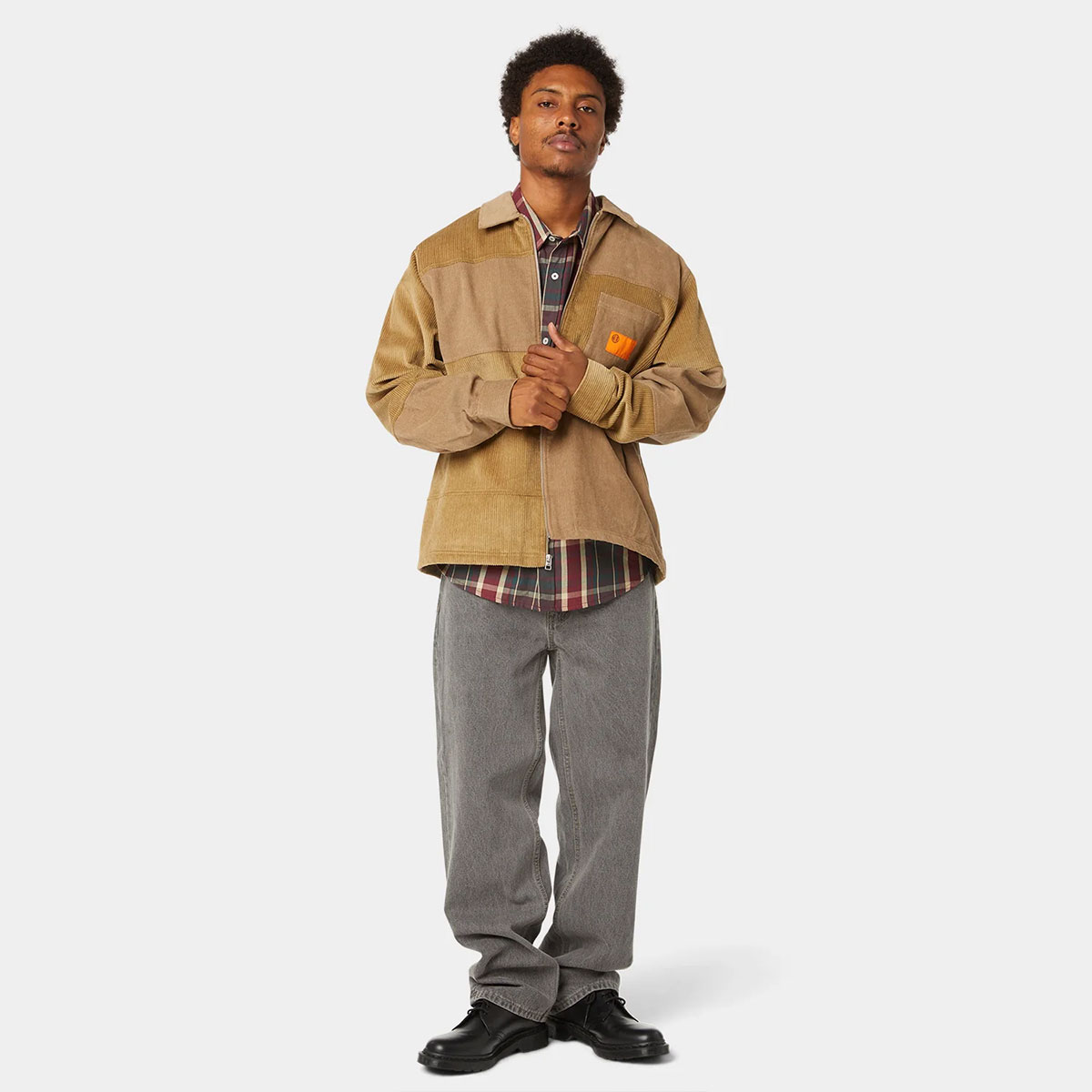 �ڿ��ե������HUF �ϥ� ���㥱�å� �������� ��� ��ǥ����� �����ǥ���� �������ȥܡ��� ���������� �͵��֥��� ���� ���� 2025 | UNION CORDUROY SHACKET��BU00251��