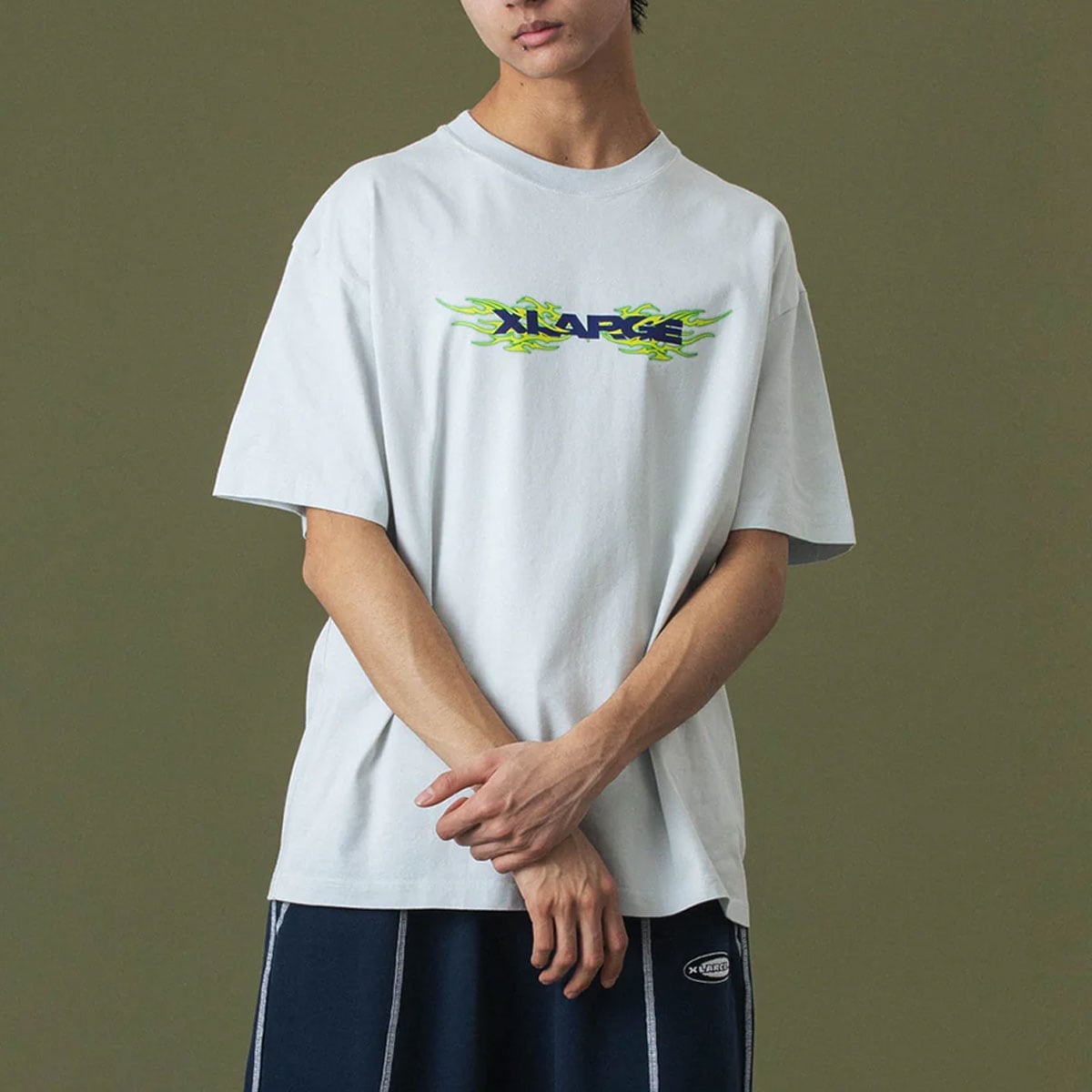 �ڿ��ե�����ۥ������ȥ�顼�� ��� ȾµT����� �ȥåץ� ���� ��2�� M L ���ȥ꡼�� �͵��֥��� XLARGE ���� 2025 ���� | TRIBAL LOGO S/S TEE��101253011010��