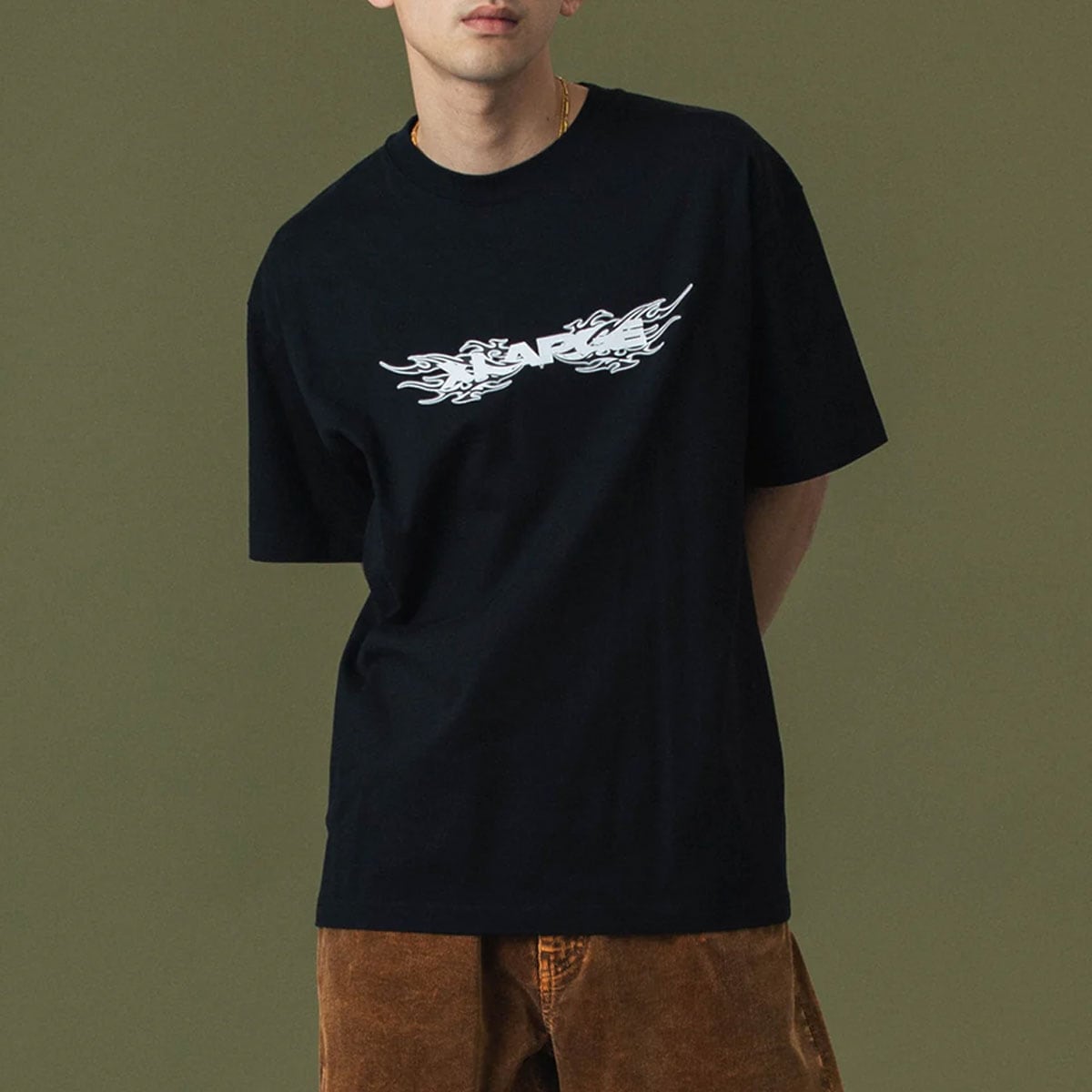 �ڿ��ե�����ۥ������ȥ�顼�� ��� ȾµT����� �ȥåץ� ���� ��2�� M L ���ȥ꡼�� �͵��֥��� XLARGE ���� 2025 ���� | TRIBAL LOGO S/S TEE��101253011010��