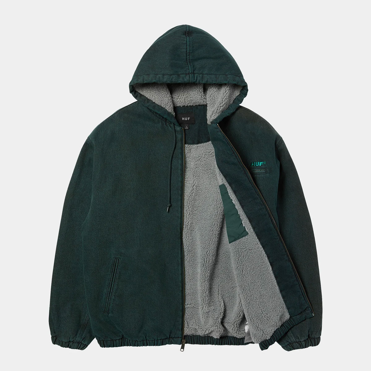 HUF �ϥ� ���㥱�å� �������� �ա��� ��� ��ǥ����� L �������ȥܡ��� ���������� �͵��֥��� ���� ���� 2025 | W JUNGLE DENIM WORK JACKET��JK00482��