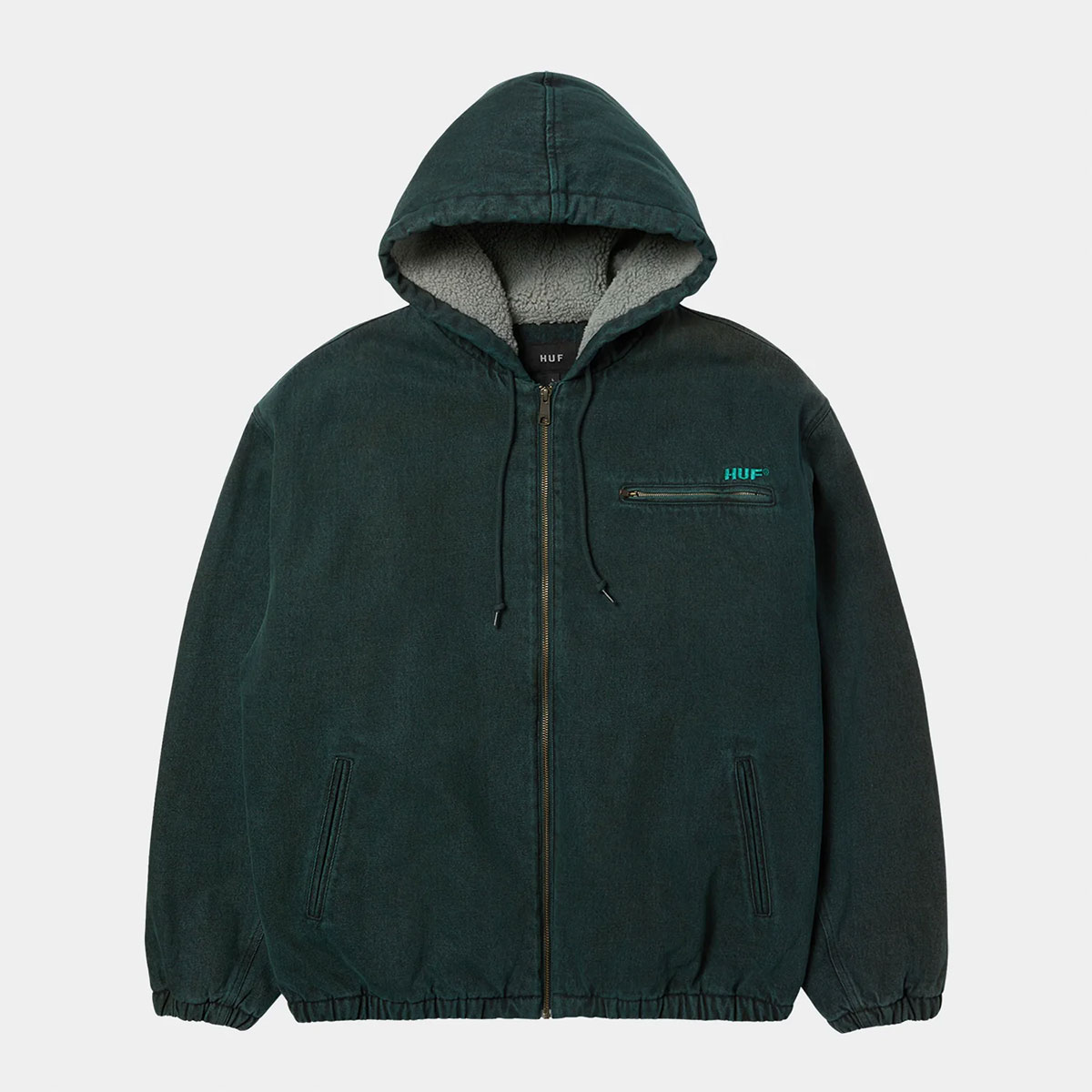 HUF �ϥ� ���㥱�å� �������� �ա��� ��� ��ǥ����� L �������ȥܡ��� ���������� �͵��֥��� ���� ���� 2025 | W JUNGLE DENIM WORK JACKET��JK00482��