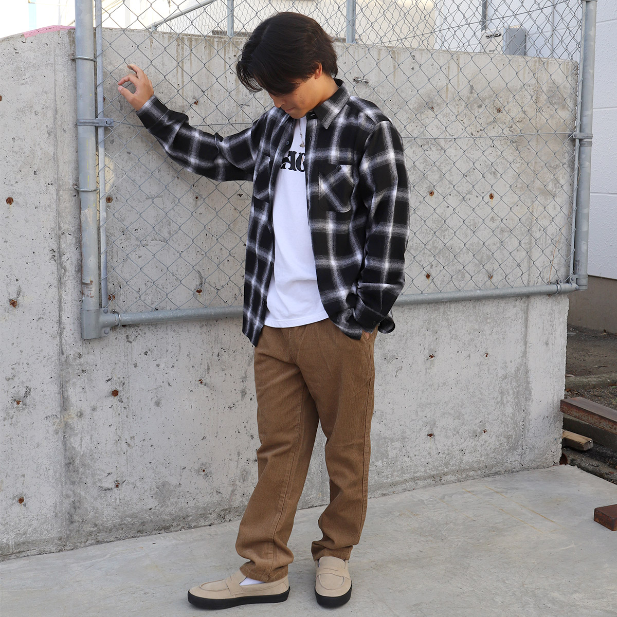 FIVE BROTHER �ե����֥֥饶�� �饤�� �ե��ͥ� ����� ��� ��ǥ����� M L �͵��֥��� ���� ���� 2025 | LIGHT FLANNEL SHIRT��152460��