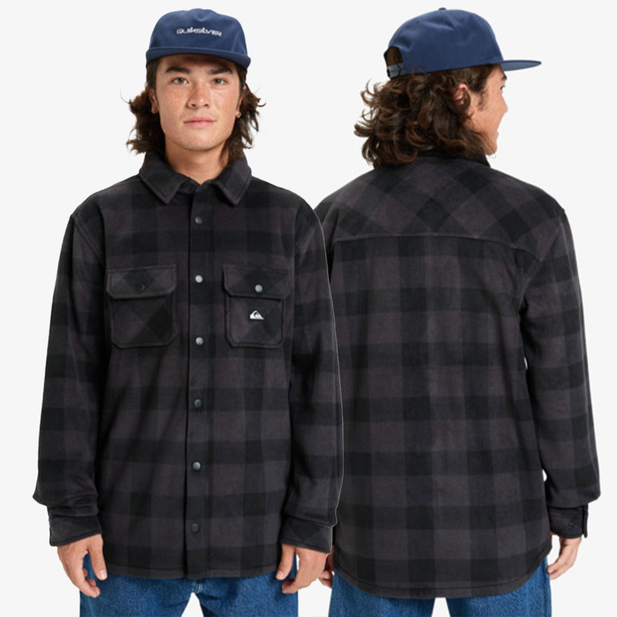 �ڥ��ꥹ�ޥ��������QUIKSILVER �����å�����С� ��� Ĺµ����� �ե꡼�� �����å��� ��3�� M L �����ե��� �͵��֥��� ���� ���� | BERING STRAIT CHECK SHIRT��EQYPF03075��